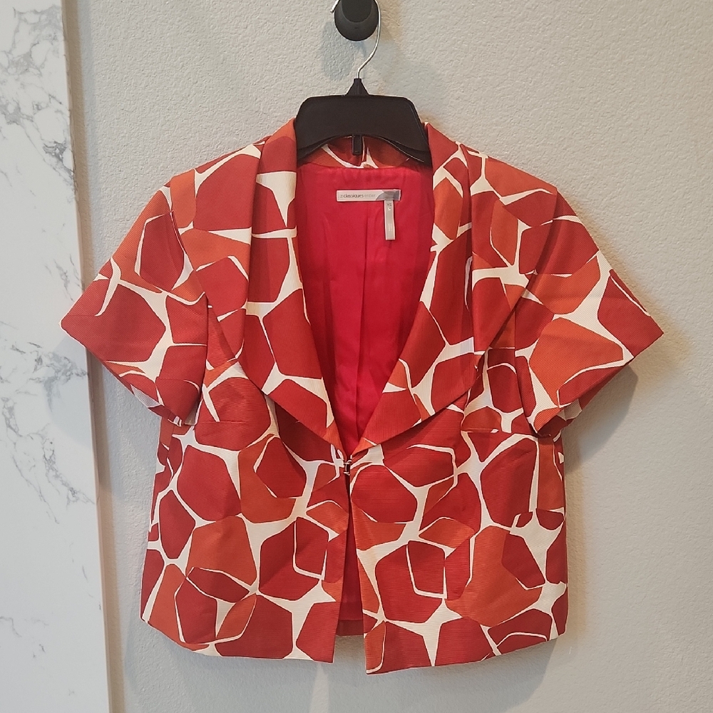 Classiques Entier Vibrant Red Blazer, Size XS